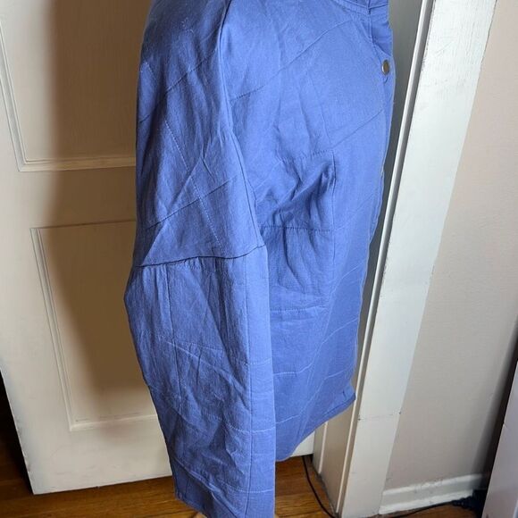 Amuse Society Women's Sea Breeze Quilted Embroidered Jacket Blue Size L/XL NWT - Picture 3 of 7